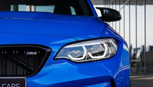 Превью обои bmw m2, bmw, автомобиль, синий