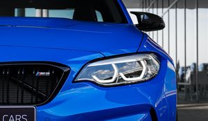 Превью обои bmw m2, bmw, автомобиль, синий