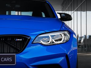 Превью обои bmw m2, bmw, автомобиль, синий