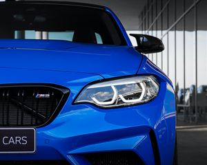 Превью обои bmw m2, bmw, автомобиль, синий