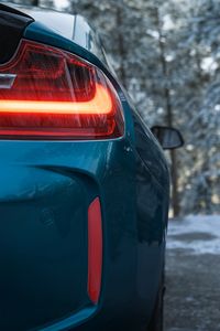 Превью обои bmw m2, bmw, машина, стоп-сигнал, красный, свет