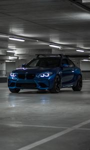 Превью обои bmw m2, bmw, машина, синий, купе