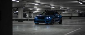 Превью обои bmw m2, bmw, машина, синий, купе