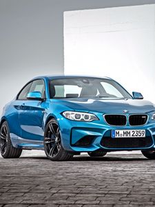 Превью обои bmw, m2, f87, вид сбоку