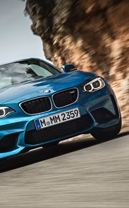 Превью обои bmw, m2, вид спереди