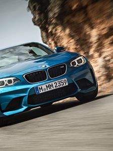 Превью обои bmw, m2, вид спереди