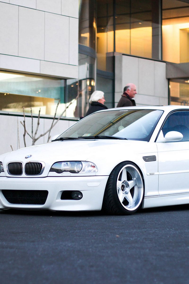 BMW e46 White