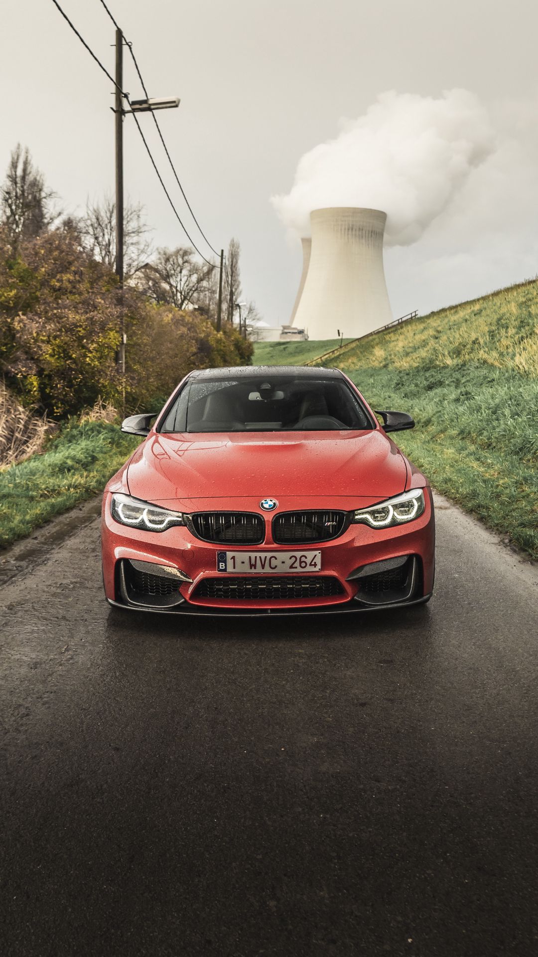 Скачать 1080x1920 bmw m4, bmw, автомобиль, красный, вид спереди обои,  картинки samsung galaxy s4, s5, note, sony xperia z, z1, z2, z3, htc one,  lenovo vibe