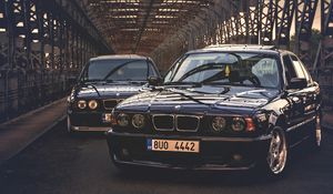 Превью обои bmw m5, bmw, автомобиль, вид спереди, фары