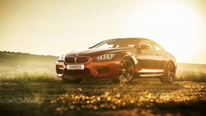 Превью обои bmw m6, bmw, авто, вид сбоку, свет