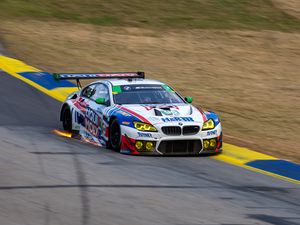 Превью обои bmw m6, bmw, автомобиль, гонки