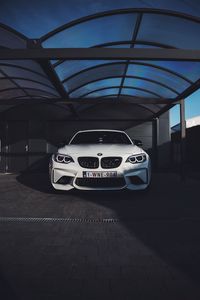 Превью обои bmw m6, bmw, машина, белый, вид спереди