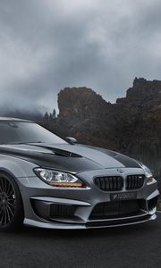 Превью обои bmw, m6, f13, вид сбоку