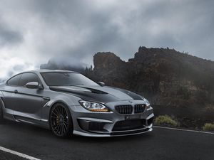 Превью обои bmw, m6, f13, вид сбоку