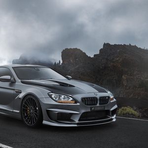 Превью обои bmw, m6, f13, вид сбоку