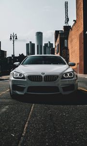 Превью обои bmw m6 gran coupe, bmw m6, bmw, вид спереди, автомобиль