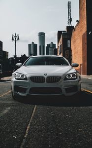 Превью обои bmw m6 gran coupe, bmw m6, bmw, вид спереди, автомобиль