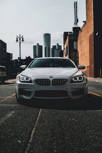 Превью обои bmw m6 gran coupe, bmw m6, bmw, вид спереди, автомобиль