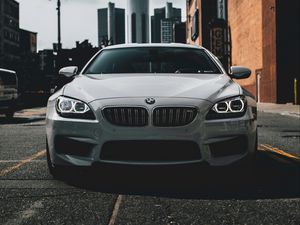 Превью обои bmw m6 gran coupe, bmw m6, bmw, вид спереди, автомобиль