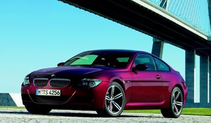 Превью обои bmw m6, цвет, стиль, авто, вид сбоку