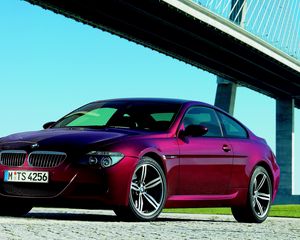 Превью обои bmw m6, цвет, стиль, авто, вид сбоку