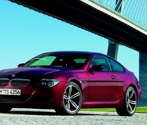 Превью обои bmw m6, цвет, стиль, авто, вид сбоку