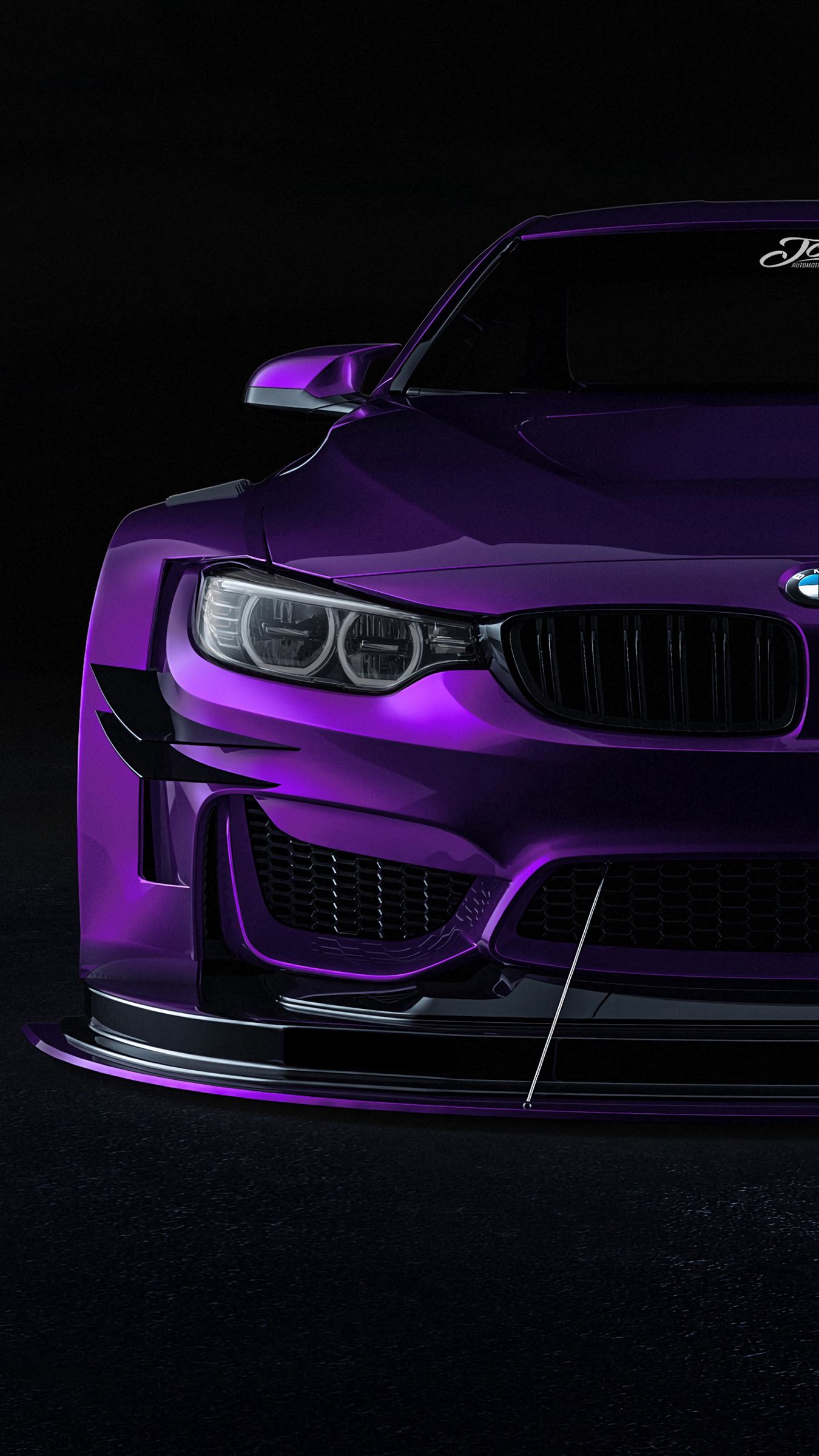 Фиолетовая BMW m5 Restyling