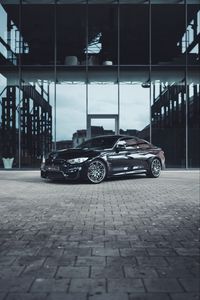 Превью обои bmw, машина, спорткар, черный
