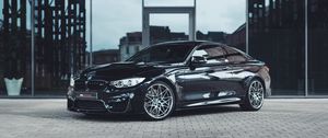 Превью обои bmw, машина, спорткар, черный