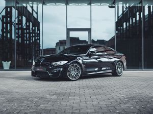 Превью обои bmw, машина, спорткар, черный