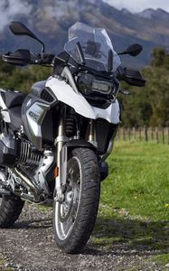 Превью обои bmw r 1200 gs, bmw, байк, мотоцикл, вид спереди