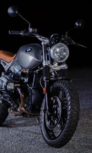 Превью обои bmw r ninet, bmw, мотоцикл, байк, вид спереди