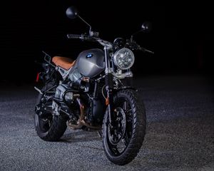 Превью обои bmw r ninet, bmw, мотоцикл, байк, вид спереди