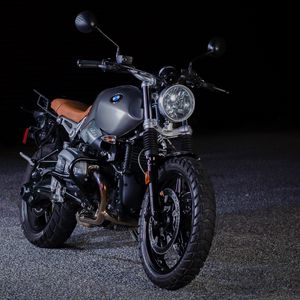 Превью обои bmw r ninet, bmw, мотоцикл, байк, вид спереди