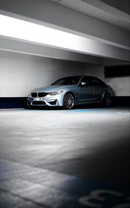 Превью обои bmw, спорткар, автомобиль, фары, вид сбоку