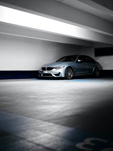 Превью обои bmw, спорткар, автомобиль, фары, вид сбоку
