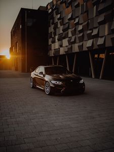 Превью обои bmw, спорткар, черный