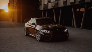 Превью обои bmw, спорткар, черный