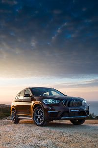 Превью обои bmw, x1, f49, вид сбоку, кроссовер