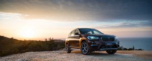 Превью обои bmw, x1, f49, вид сбоку, кроссовер