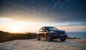 Превью обои bmw, x1, f49, вид сбоку, кроссовер