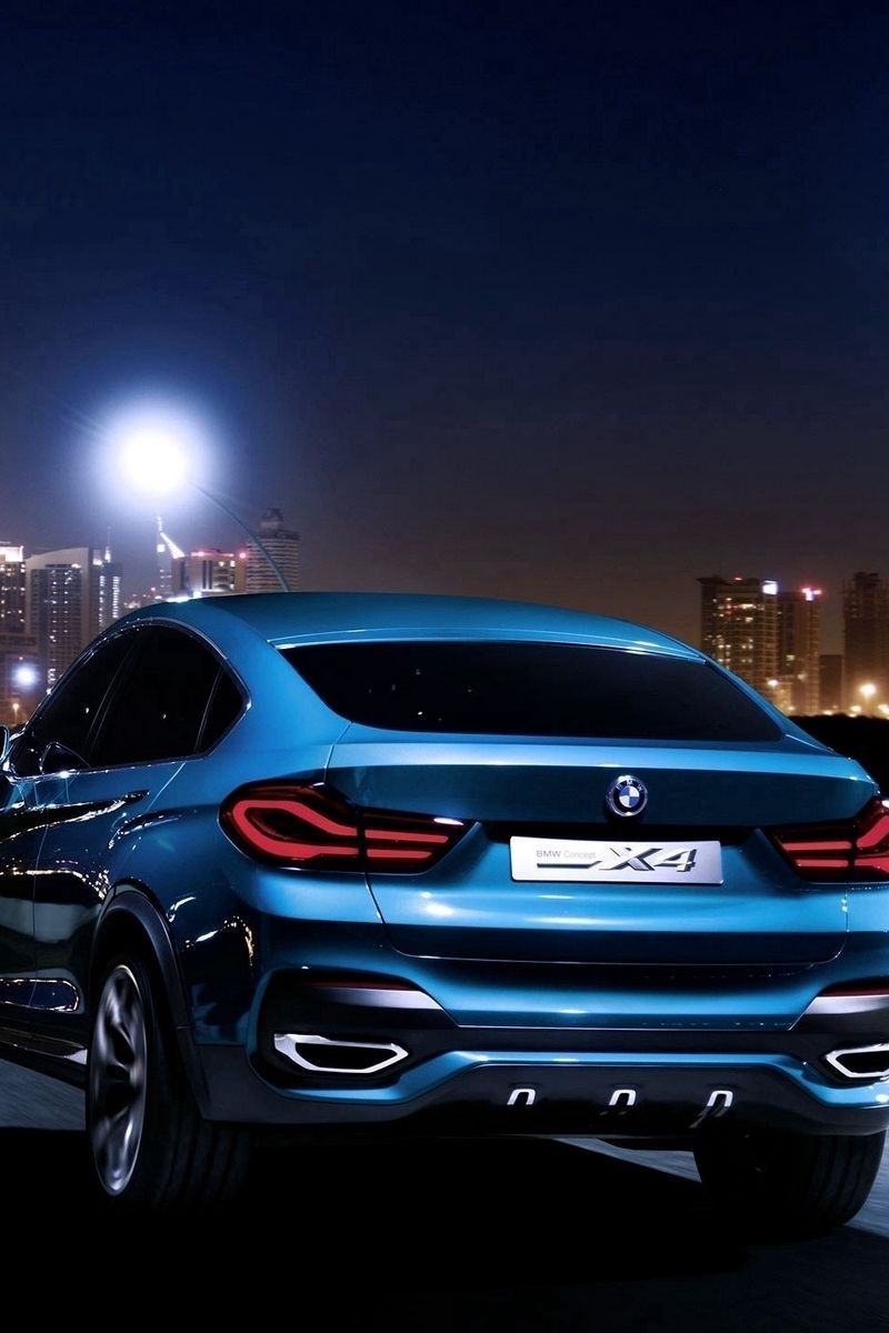 BMW x6 ночью