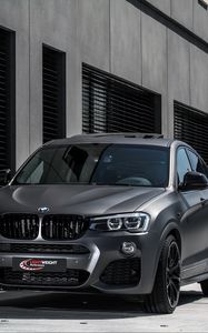 Превью обои bmw, x4, f26, вид спереди