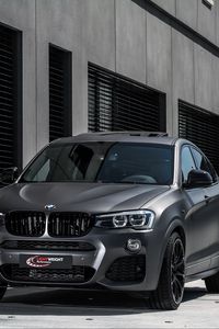 Превью обои bmw, x4, f26, вид спереди