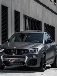 Превью обои bmw, x4, f26, вид спереди