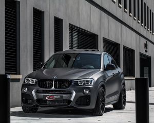 Превью обои bmw, x4, f26, вид спереди