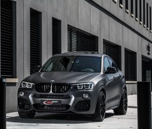 Превью обои bmw, x4, f26, вид спереди