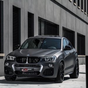 Превью обои bmw, x4, f26, вид спереди