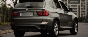 Превью обои bmw x5, bmw, вид сбоку, внедорожник