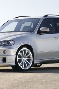 Превью обои bmw x5, серый, авто